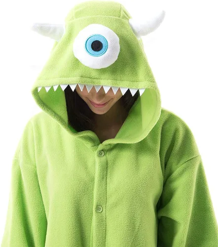 Vista 7 de Beauty Shine Disfraz unisex de dibujos animados para adultos Halloween Navidad pijamas de peluche para cosplay