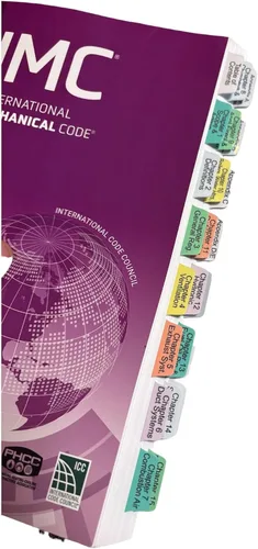 Vista 11 de Pestañas de libro para The International Building Code 2021. Pestañas laminadas, codificadas por colores y extraíbles para The IBC