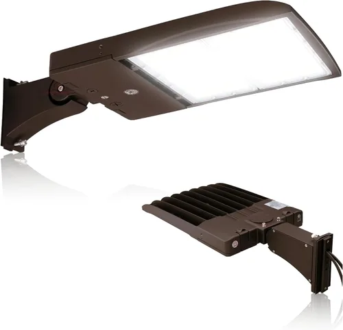 Vista 33 de RuggedGrade Vatiaje de luz LED NextGen IV de 100 W para estacionamiento Negro