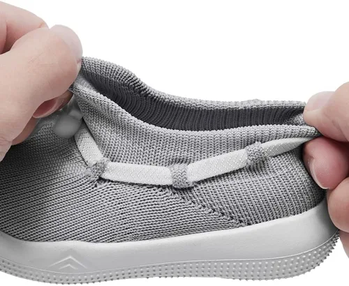Vista 5 de Engtoy Calcetines para bebé, zapatos para caminar, antideslizantes, transpirables, con suela de goma suave, para bebés, niños y niñas, zapatos
