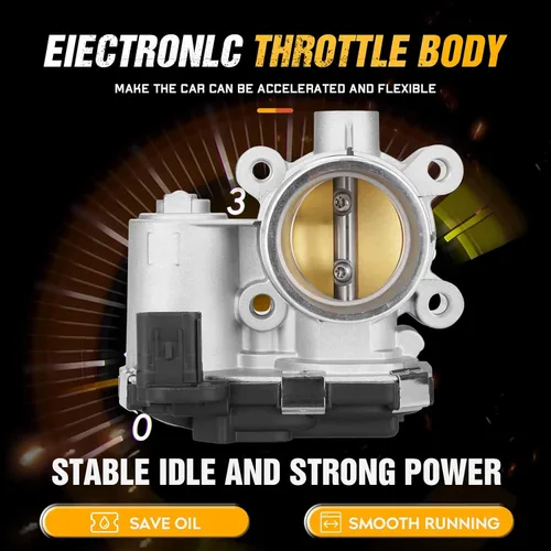 Vista 2 de Cuerpo del acelerador 12671379 apto para 2016-2019 Buick Encore 1.4L 2017-2019 Chevy Cruze 1.4L 2018-2020 Chevy Equinox 1.5L Malibu 2018-2020 1.5L