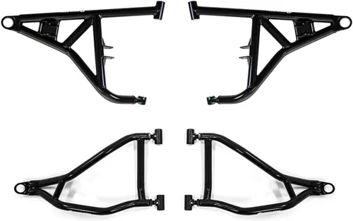 Vista 7 de Brazos A superiores e inferiores SuperATV de alta holgura para los modelos Polaris RZR XP Negro