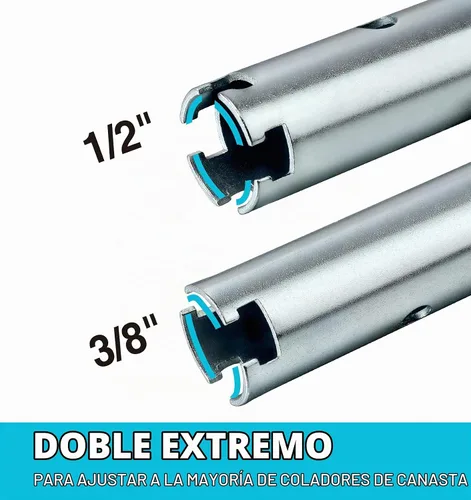 Vista 5 de DURATECH Llave coladora de cesta, 1/2" y 3/8
