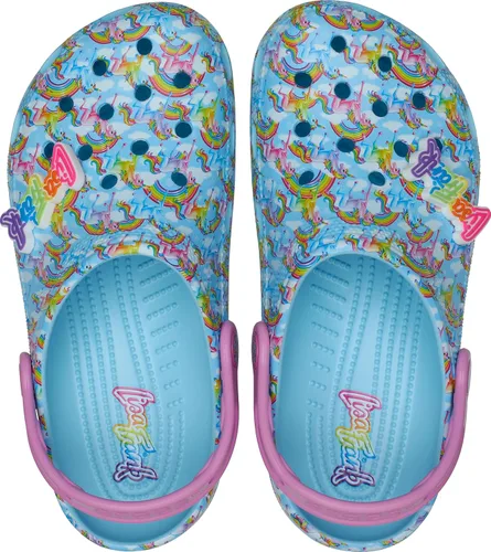 Vista 5 de Crocs Zuecos clásicos unisex para adultos Lisa Frank Ártico