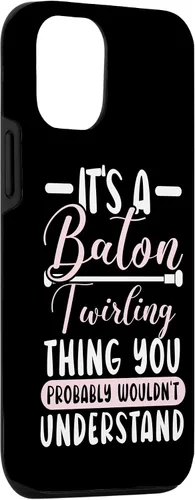 Vista 3 de Funda para iPhone 12/12 Pro A Baton Twirling Thing Majorette Baton Twirler