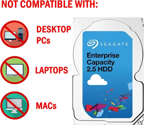 Vista 2 de Seagate ST1000NX0453 - Disco duro Seagate 1TB 2.5" SAS 7.2K 12Gb/s