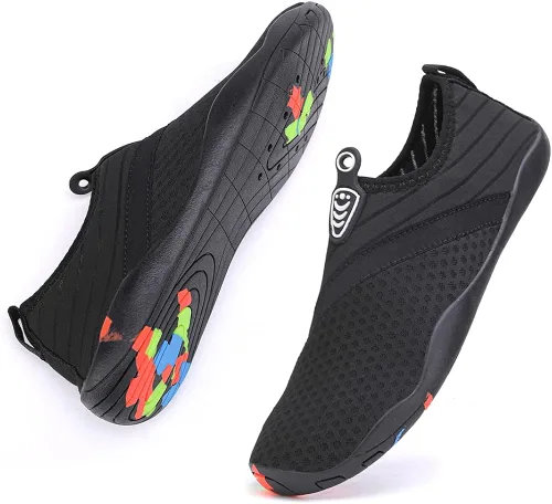 Vista 2 de Vsufim Quick-Dry Water Sports Barefoot Shoes Aqua Socks for Swim Beach Pool Surf Yoga for Women Men