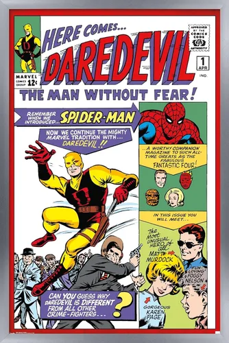Vista 7 de Trends International Póster de pared Daredevil #1, 24 x 36