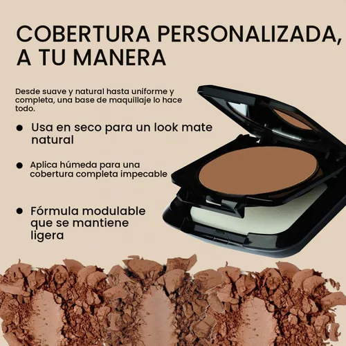 Vista 4 de Base dual en húmedo y seco de Palladio Herbal.