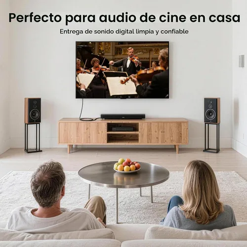 Vista 6 de Cable Matters - Cable de audio óptico corto de alta calidad, cable Toslink