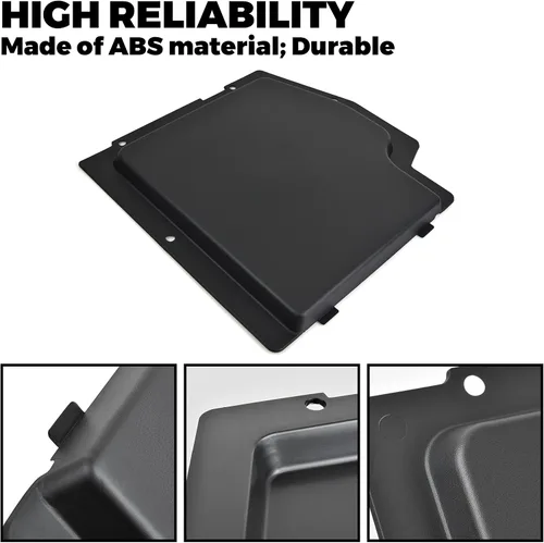 Vista 2 de SAUTVS Kit de cubierta de batería para Can-Am Maverick X3, placa de cubierta de batería de plástico negro para Can Am Maverick X3 MAX 2017-2025