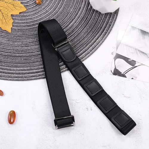 Vista 3 de ONDIAN CHUNCIN - Cinturón de camisa duradero, antiarrugas, antideslizante, soporte para camisa, liguero, clip para hombres y mujeres, 1.0 in