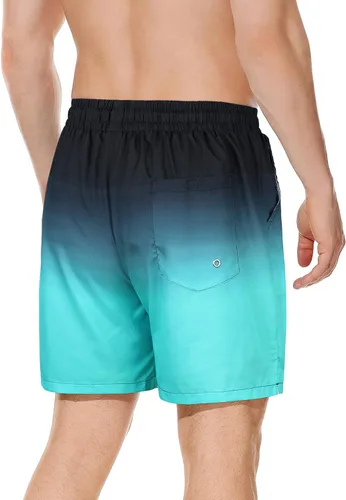 Vista 2 de American Trends Traje de baño para hombre, de secado rápido, con forro de compresión