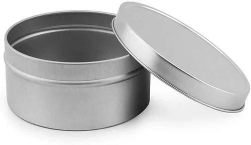 Vista 16 de Othmro 12 latas redondas de metal de 1.4 onzas, latas de aluminio, envases recargables de 1.4 fl oz, latas de lata con tapa de tornillo para 12