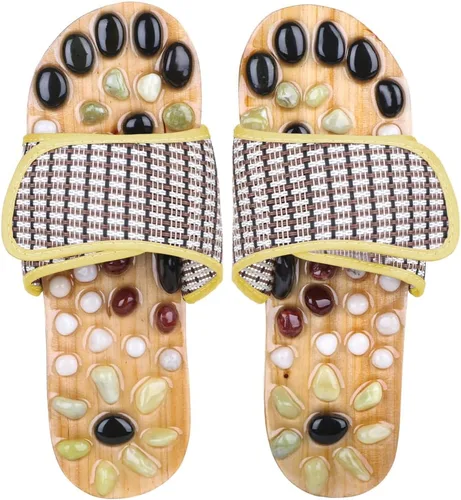 Vista 8 de Neo Reflexology Sandals. Sandalias terapéuticas de piedras naturales de reflexología, 1