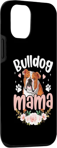 Vista 3 de Funda para iPhone 14 Bulldog Mama Bulldog Inglés Amante Perro Mamá Dueño Madre