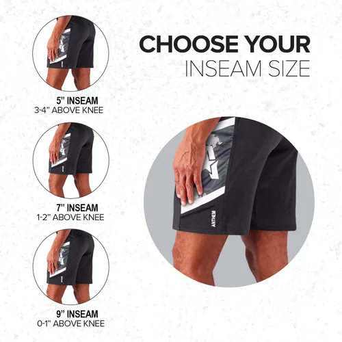 Vista 5 de Anthem Athletics Hyperflex - Pantalones cortos de entrenamiento para crossfit (5.0in)