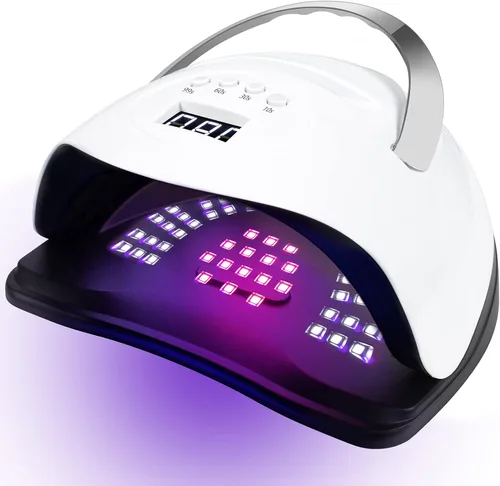 Vista 6 de FUNSHOWCASE Lámpara LED UV 54W Resina Curado Luz, Kit de Fundición de Joyería, Esmalte de Uñas de Gel 3 Ajustes de Temporizador, Sensor Automático