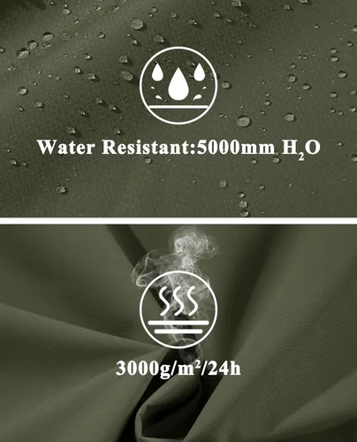 Vista 7 de MAGCOMSEN Chaqueta impermeable ligera para hombre, con capucha desmontable, para senderismo, pesca, ropa deportiva