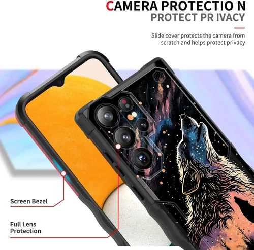 Vista 1043 de Funda para Galaxy A14 5G, [Doble Capa][Protección contra Caídas de Grado Militar de 10 Pies] [Antideslizante] Funda Resistente a Prueba de Golpes