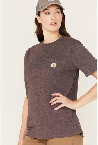 Vista 2 de Carhartt Women's Loose Fit Heavyweight Short-Sleeve Pocket T-Shirt