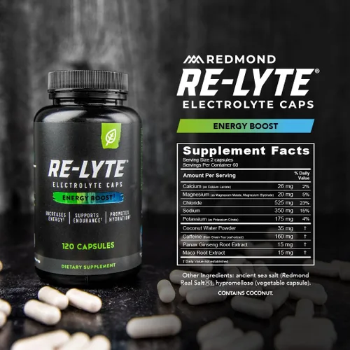 Vista 4 de REDMOND Re-Lyte Energy Boost Capsules, 120