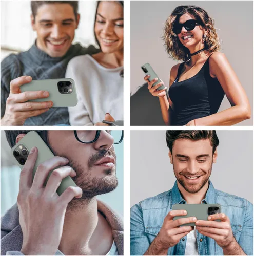 Vista 2 de Cordking Funda diseñada para iPhone 13 Pro Max, Funda Protectora de Teléfono de Silicona Ultra Delgada a Prueba de Golpes