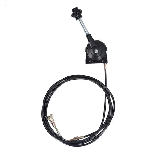 Vista 7 de Cable de acelerador manual de excavadora, cable de acelerador universal de 3,5 M, cable de control de motor de excavadora, tubo de PU de junta