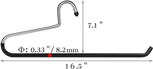 Vista 2 de Perchas para Mantas Perchas para Cortinas Resistentes que Ahorran Espacio Antideslizantes - Ideales para Colchas, Sacos de Dormir, Edredones