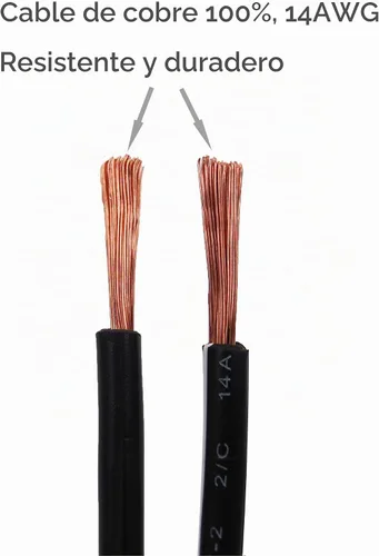 Vista 5 de Adaptador de Enchufe Macho de Servicio Pesado 14AWG 20A para Encendedor de Cigarrillos Cordón de Suministro de Energía con 6 pies / 1.9m Cable