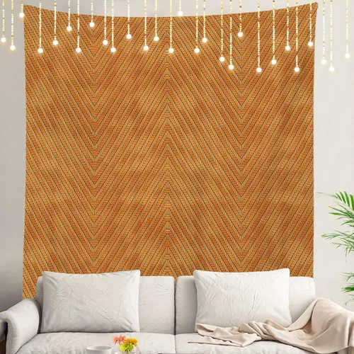 Vista 27 de Shrahala Retro Paint Abstract Tapestry, White Gold Oil Painted Work Rustic Wall Hanging Hd Print Polyester Backdrop For Dorm Room Bedroom 30 X 40 In