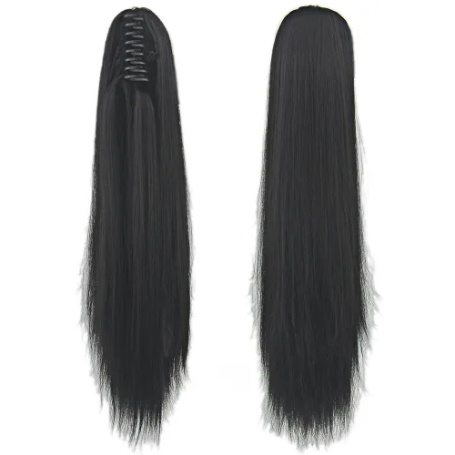Vista 9 de Extensiones de pelo largo y liso para mujer, fibra natural, 16/613