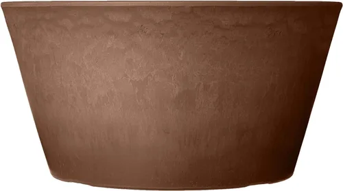 Vista 2 de Arcadia Garden Products PSW Pot Collection TD25C - Maceta compuesta de plástico/piedra/madera de bulbo poco profundo