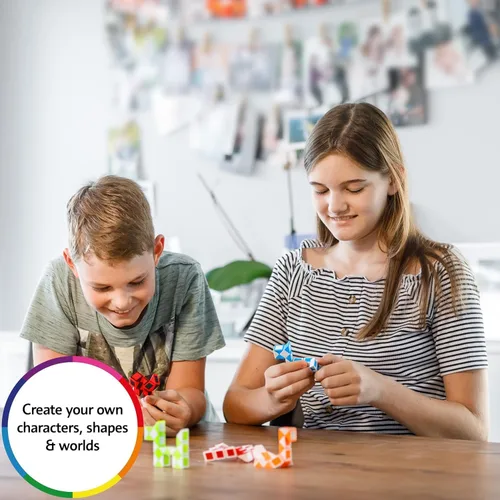 Vista 6 de CUBIDI® Cubo mágico de serpiente Juguete antiestrés de serpiente para niños Juguetes de viaje para niños de 4 a 8 años Gran regalo para niños