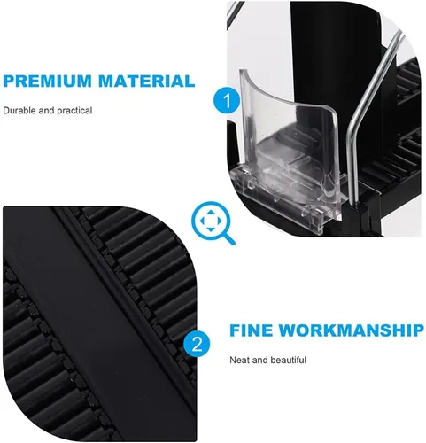 Vista 3 de iplusmile Organizador de bebidas para refrigerador, dispensador de latas de soda autoempujable, organizador de botellas, almacenamiento de bebidas