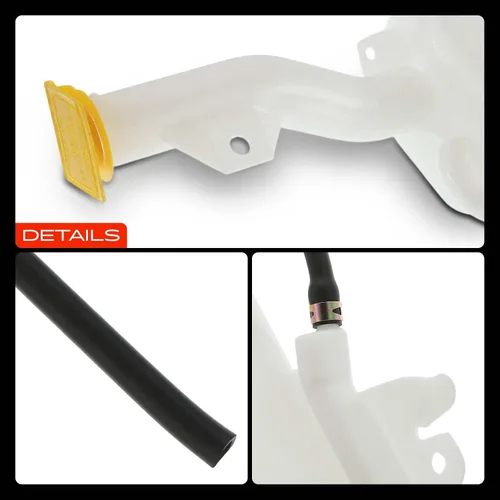 Vista 9 de A-Premium Tanque de depósito de recuperación de desbordamiento de refrigerante del motor [W/tapa y tubería] Compatible con Dodge Caravan Grand