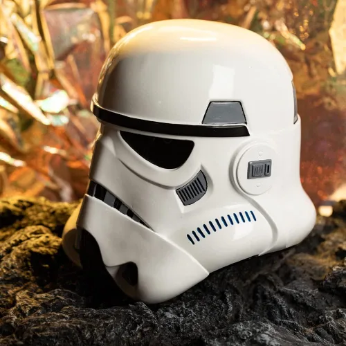 Vista 5 de Imperial Stormtrooper - Máscara de casco para adultos y niños, color negro