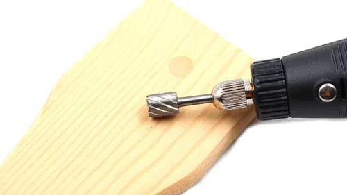 Vista 7 de Preámer 6pc HSS Routing Router Bit Grabado Burr Bits Herramienta de tallado de madera Taladro Rotary File con taladro Tallado Herramienta rotativa