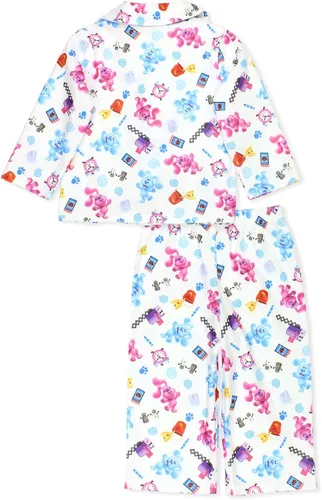 Vista 2 de Nickelodeon Blue's Clues & You - Conjunto de pijama de franela para niños pequeños