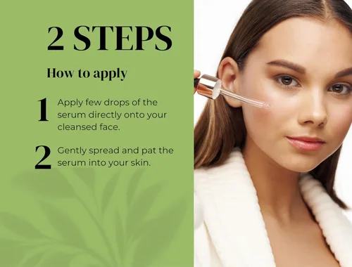 Vista 6 de Suero facial con vitamina C, iluminador, hidratante y brillante con ácido hialurónico, cúrcuma, vitamina E, extracto de té verde, suero facial