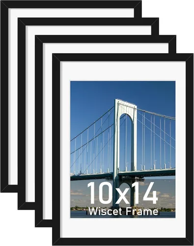 Vista 37 de Wiscet Juego de 3 marcos de fotos de 8 x 10 pulgadas, muestra fotos de 5 x 7 pulgadas con paspartú o de 8 x 10 pulgadas sin paspartú, marco de fotos