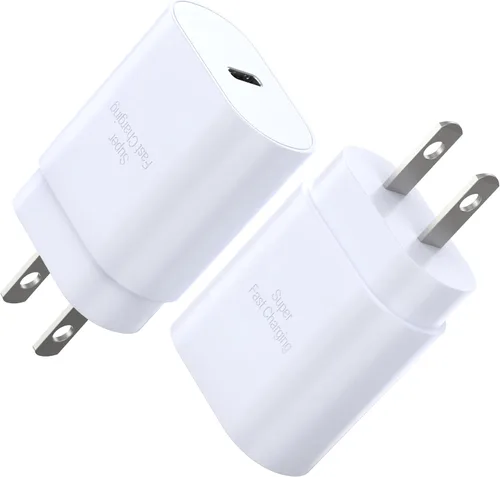Vista 10 de Bloque USB C de 30 W PD de carga súper rápida, adaptador de pared tipo C, cargador rápido para iPhone 17/17 Air/17 Pro/17 Pro