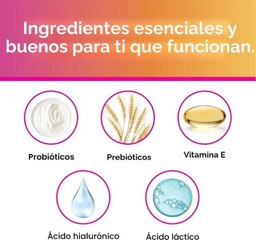 Vista 4 de vH essentials Supositorios vaginales prebióticos con pH equilibrado, protegen naturalmente contra el olor, caja de 15 unidades Prebiotic Formula