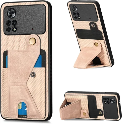 Vista 174 de Funda para Oppo K10x / OnePlus Nord CE 2 Lite 5G Funda para Realme 9 5G / 9 Pro / Q5 / V25 Funda de piel sintética con ranuras para tarjetas