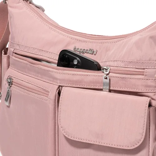 Vista 25 de Baggallini womens Everywhere Bagg Crossbody Women 11x9 Lightweight Nylon Hobo Water-resistant Travel Bag W/Rfid