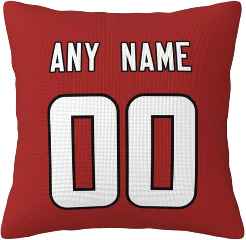 Vista 24 de Fundas de almohada de fútbol – Fundas de almohada personalizadas con cualquier nombre y número, regalo personalizado para hombres, mujeres y niños