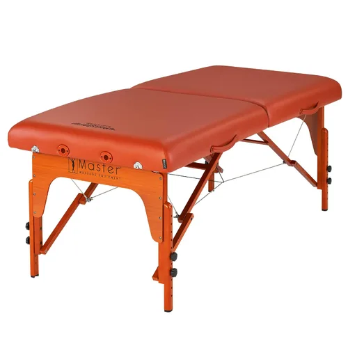 Vista 6 de Master Massage Santana Pro - Mesa de masaje portátil extra grande de 31 pulgadas con sistema de iluminación ambiental