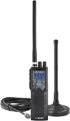 Vista 10 de Cobra HH50WXST Radio CB portátil – Radio de emergencia con acceso a 40 canales completos y alertas NOAA, conector para auriculares, salida