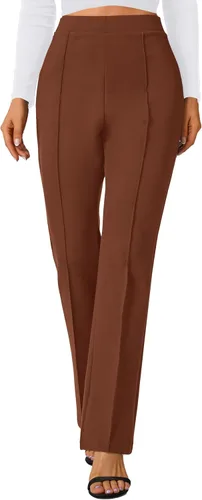 Vista 75 de Urban CoCo Pantalones de trabajo elásticos con corte de bota, pantalones de yoga pequeños para oficina casual