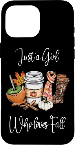 Vista 19 de iPhone 12 Pro Max Just A Girl Who Loves Fall Pumpkin Spice Boot Estuche de regalo de girasol